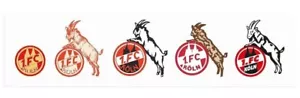 1. FC Köln Aufkleber - Logo Historie - Retro Autoaufkleber Sticker - Bild 1 von 1