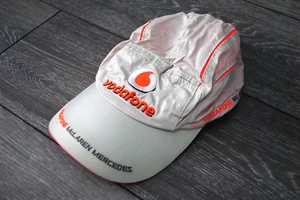 MCLAREN MERCEDES BENZ TEAM FERNANDO ALONSO VODAFONE GRAY BASEBALL HAT CAP MEN - Picture 1 of 11