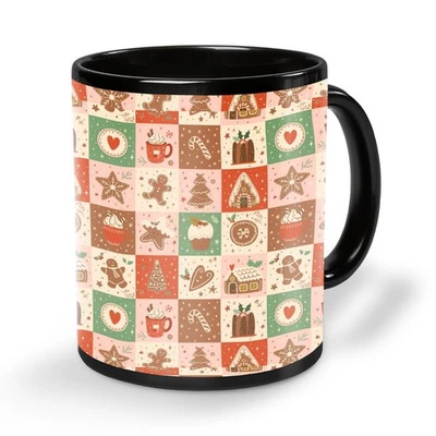 Christmas Gingerbread Mug – Holiday Coffee Cup-Festive Winter Gift – Hot Cocoa - Image 1 of 4