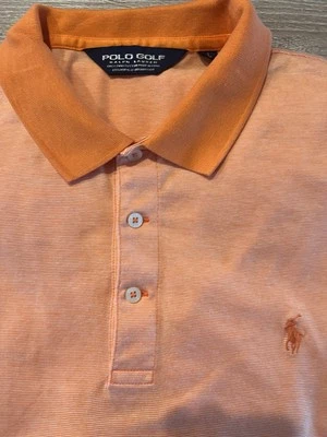 Ralph Lauren POLO Golf Shirt Large 100% Pima Cotton POLO GOLF Summer Peach Color - Image 1 of 4