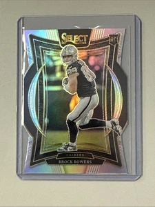 2024 Panini Select Brock Bowers Concourse Silver Die Cut - Bild 1 von 2