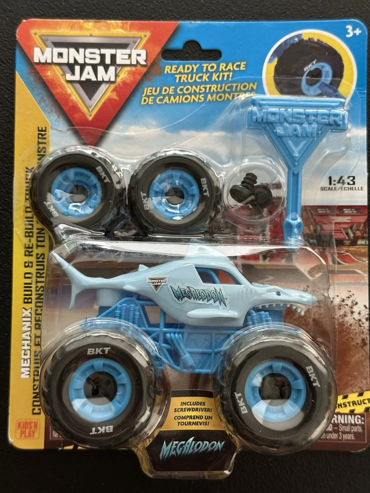 Monster Jam ~ Kit de camión listo para competir Megalodon camión de construcción y reconstrucción Foto 1 de 1