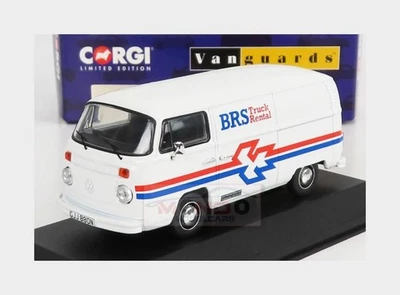 1:43 VANGUARDS Volkswagen T2 Panel Vanbrs Truck Rental 1965 White VA14602 - Immagine 1 di 2