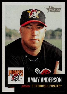 2002 Topps Heritage #258 Jimmy Anderson Pittsburgh Pirates - Image 1 of 2