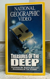 National Geographic VHS – Treasures of the Deep Robert Ballard Titanic Ocean - Picture 1 of 4