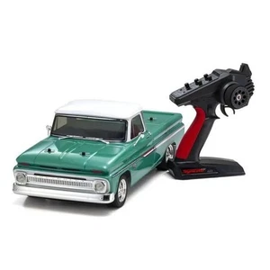 Kyosho 1/10 RC 4WD FZ02L 1966 Chevy C10 Fleetside Green 34435T1 TI - Picture 1 of 5