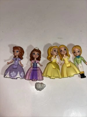 Disney Princess Sofia the First Sophia & Friends 3" Figures Dolls Lot Of 6 - Image 1 of 4