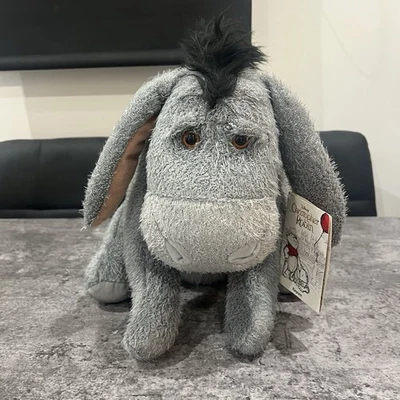 Disney Store Eeyore Christopher Robin Movie Winnie The Pooh Live Action Plush - Image 1 of 4