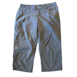Pantalone Eddie Bauer Travex Capri donna 2 grigio nylon leggero elasticizzato escursionismo 10 - Foto 1 di 10