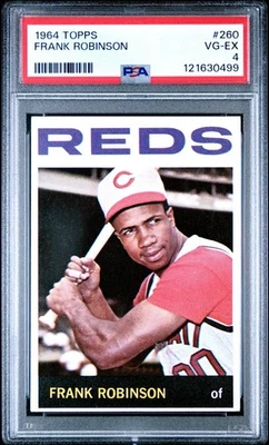 1964 Topps Frank Robinson #260 PSA 4 en muy buena condición-ex Cincinnati Reds Salón de la fama Foto 1 de 2