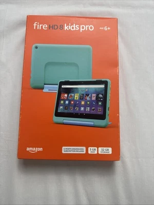 Amazon Fire HD 8 Kids Pro 12th Gen 32GB Wi-Fi, 8" Tablet - Teal - Image 1 of 4
