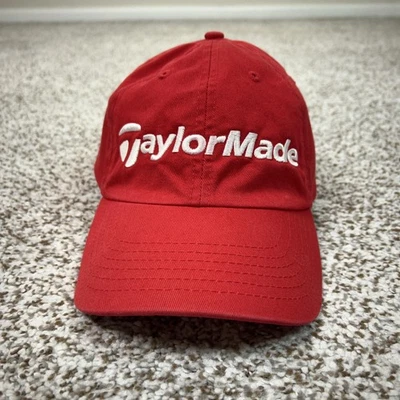 Sombrero Taylor Made Gorra Correa Trasera Para Hombre Talla Única Rojo Golf Bordado Logo Papá Sombrero Foto 1 de 4