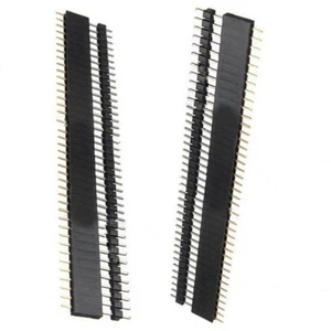 2.54mm 1X40Pin Row PCB Header Male+Female Pins Socket Strip,Arduino Raspberry Pi - Picture 1 of 2