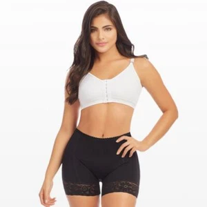 Delie By Fajas Damen Oberschenkel Schlanker Kurze Taille Shapewear Shorts Powernet Neu - Bild 1 von 11
