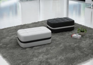 Design Polster Hocker Fußhocker Ottomane Sitz Chaise Gepolstert Pufa FT01 - Bild 1 von 8