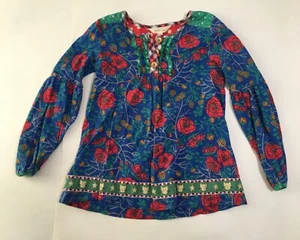Matilda Jane I Believe Winter Cat Tunic Top Cats Flowers Floral Long Sleeve Sz 6 - Picture 1 of 4