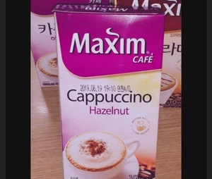 Korea Maxim Cafe Cappuccino Haselnuss Instantkaffee 13 g x 10 Sticks 5/10/20 Schachteln - Bild 1 von 12