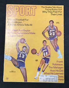Sport Magazine March 1969 Wilt Chamberlain Jerry West Baylor Lakers Good - Picture 1 of 2