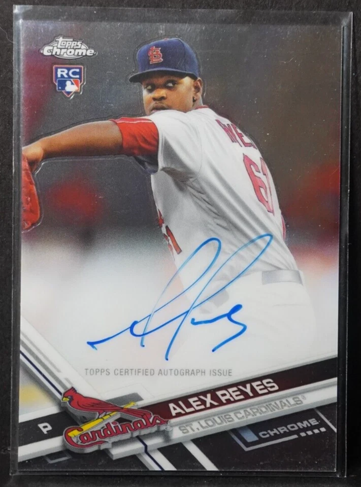 ALEX REYES—2017 Topps Chrome Rookie Autographs #RA-AR—SIGNED/AUTO - Image 1 of 1