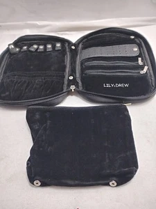 Lily & Drew Reise Schmuck Aufbewahrung Organizer/Tragetasche, schwarz, gebraucht - Bild 1 von 9