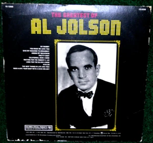 Al Jolson The Greatest Of LP Vinyl Record Album P12669 Tele House CBS 1975 - Picture 1 of 11