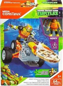 TRICICLO TEENAGE MUTANT NINJA TURTLES MIKEY STEALTH TOUR - MEGA CONSTRUX - NUEVO - Imagen 1 de 5