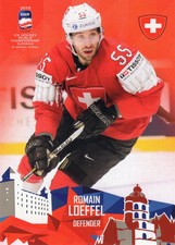 2019 Taiga IIHF World Hockey Championship Team Switzerland - ROMAIN LOEFFEL