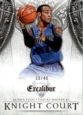 2014-15 Panini Excalibur Knight Court Silver Basketball Card #12 Monta Ellis /49