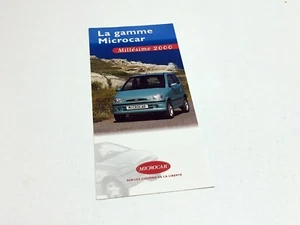 2000 Microcar Virgo TXM Le PraticFull Line Brochure - French - Picture 1 of 1