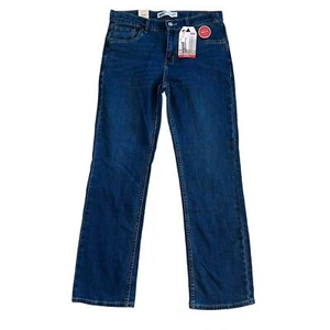 NWT Levi’s Boys Size 29x31 5512 Authentic Straight Stretch Fit Blue Jeans - Picture 1 of 5