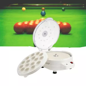 Automatischer Pool Ballreiniger/Snookerreiniger 16/22 Bälle frei Bürste Glanz 110V - Bild 1 von 13