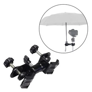Metal Tripod Umbrella Holder for Camera Take Pictures Rain Shadow Shelter - Picture 1 of 7