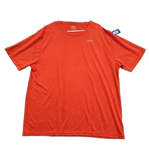 Camisa Reebok Para Hombre 2XL Roja Sólida Camiseta Manga Corta Cuello Redondo 100% Poliéster - Imagen 1 de 18