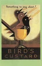 Nostalgia Postcard 1929 Birds Pudding Advertising Advert Reproduction Card NS3