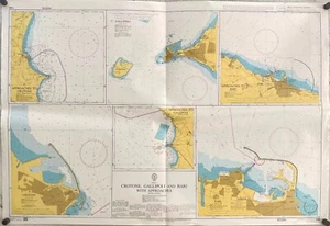 Admiralty 140 JCROTONE GALLIPOLI AND BARI WITH APPROACHES Nautical Map Chart - Picture 1 of 12