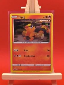 Pokemon Tepig SWSH172 Ultra Rare Holo Black Star Promo Pokemon Card * New * - Picture 1 of 12