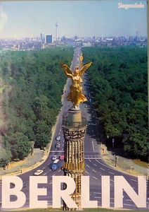 seltenes original BERLIN SIEGESSÄULE Tourismus Plakat aus den 1980er-Jahren - Bild 1 von 4