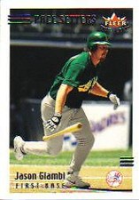 2002 Fleer Triple Crown Baseball #257 Jason Giambi Pace Setters