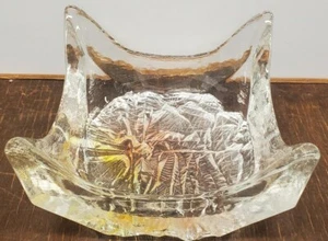  Waltherglas of Germany Kunstglas Schale / Aschenbecher 90er Jahre - Bild 1 von 12