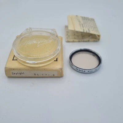 Heliopan 35.5x0.5 R1.5 -0 skylight filter vintage genuine #109 - Image 1 of 3
