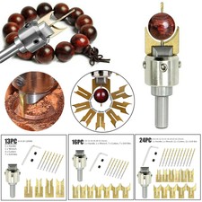 13/16/24Pcs Beads Drill Bit Bead Maker Wood Milling Cutter Woodworking Tools Set