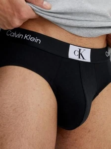 Mens Calvin Klein 1996  Hip briefs size Large Black - Picture 1 of 4