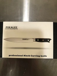 Pokalee 8 Inch Pro Carving Kitchen Knife - Ultra Sharp Chef's Knife. New In Box - Picture 1 of 8