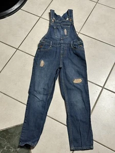 Jordache Girls Denim Blue Overall Jeans Size M(7-8) - Picture 1 of 11