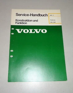 Manual De Taller Función Volvo 240 / 260 Suspensión - Imagen 1 de 1