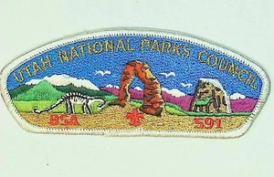 Utah National Parks Pfadfinderrat Patch CSP Utah BSA Twill - Bild 1 von 2
