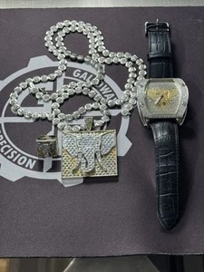 Men's Jewelry Set | Necklace & Pendant, Watch, Ring - Picture 1 of 9