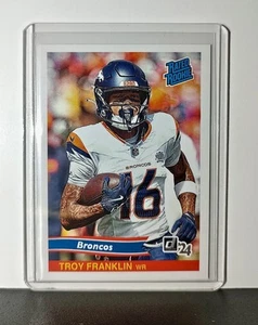 Troy Franklin Rookie 2024 Panini Rated Rookie Retro NFL 29 Card Broncos 1 of 890 - Picture 1 of 6