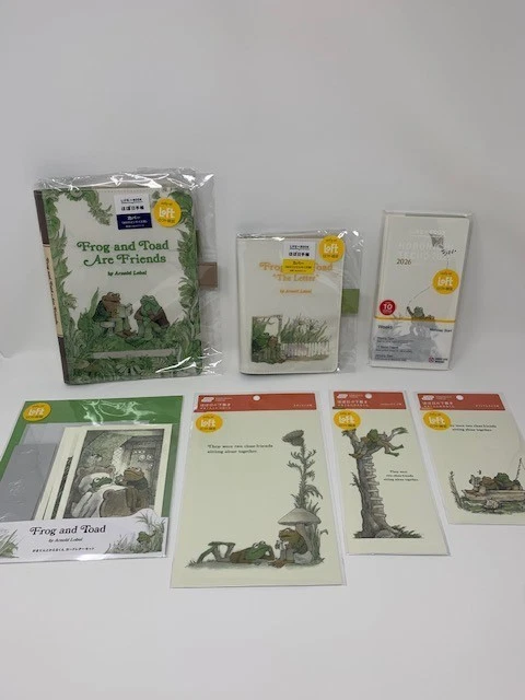 Hobonichi Techo 2026 Loft Limited Edition Frog and Toad Notebook cover weeks New