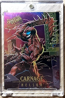 1995 Spider-Man Masterpieces Card 2 CARNAGE. - Bild 1 von 3